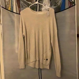 tan winter long sleeve sweater